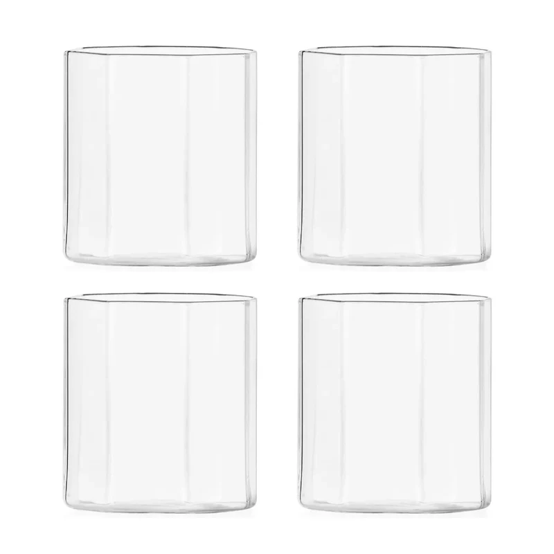 Ichendorf Milano Octave Set 4 Bicchieri Acqua Clear in Vetro