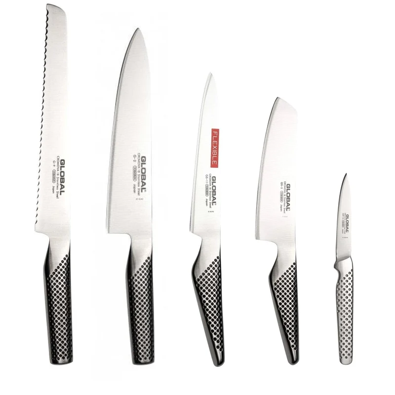 Globales Messerset, 5-teilig, G-2 / GS-5 / G-9 / GS-11 / GSF-15