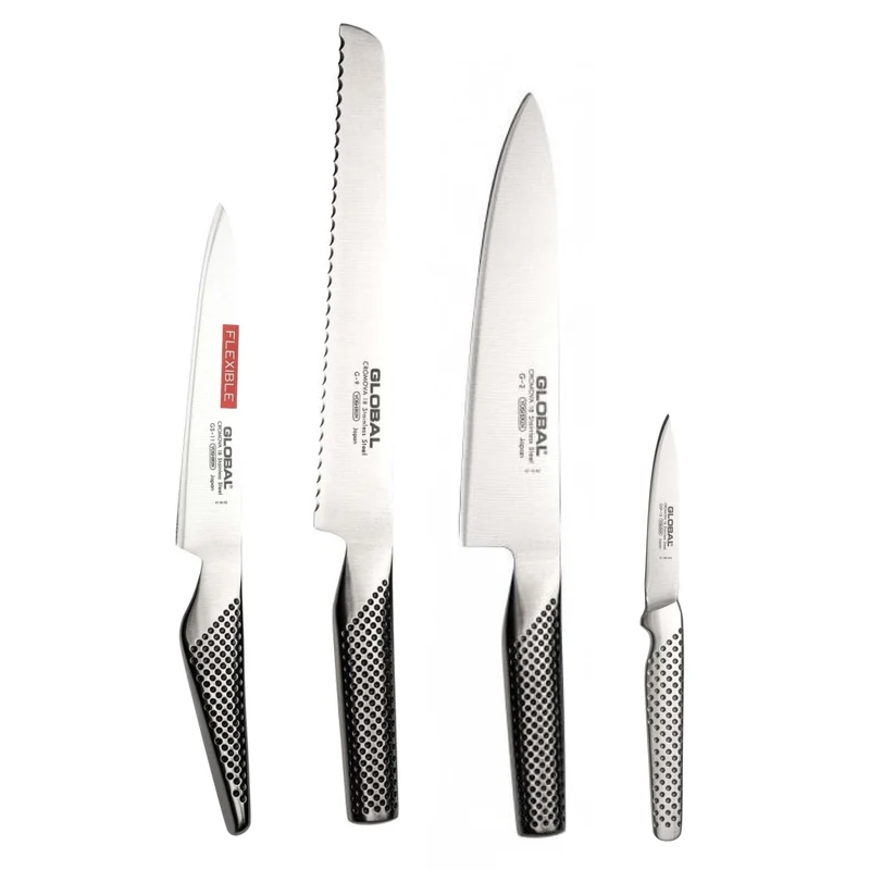 Globales Messerset, 4-teilig, G-2 / G-9 / GS-11 / GSF-15
