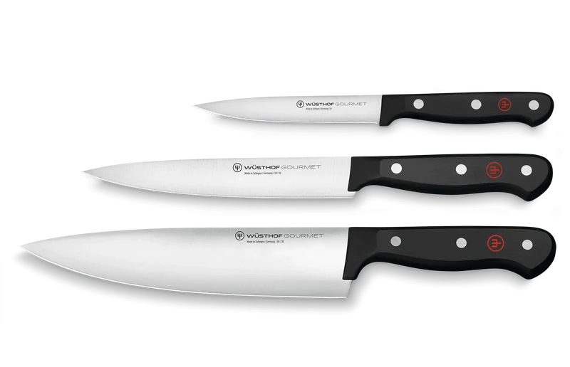 Wüsthof 3-teiliges Gourmet-Messerset
