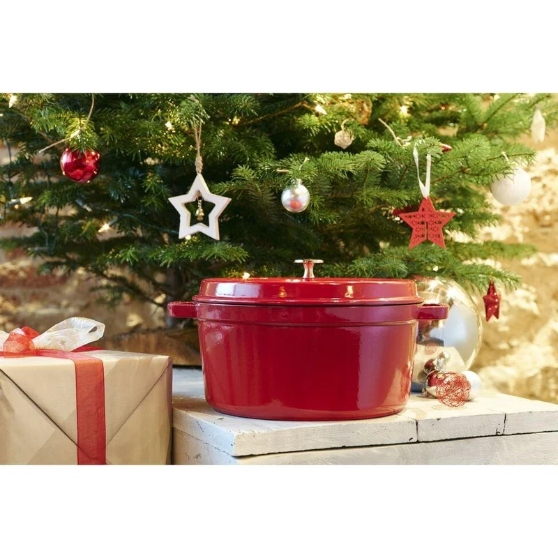 STAUB Kirschrote Bratform 'La Cocotte'