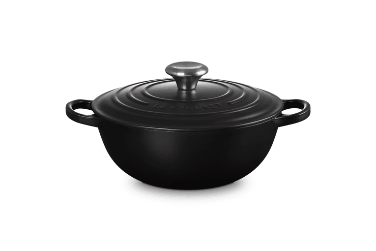 Le Creuset Marmite Signature Schmortopf „Matt Schwarz“ Ø 24 cm / 3,1 l