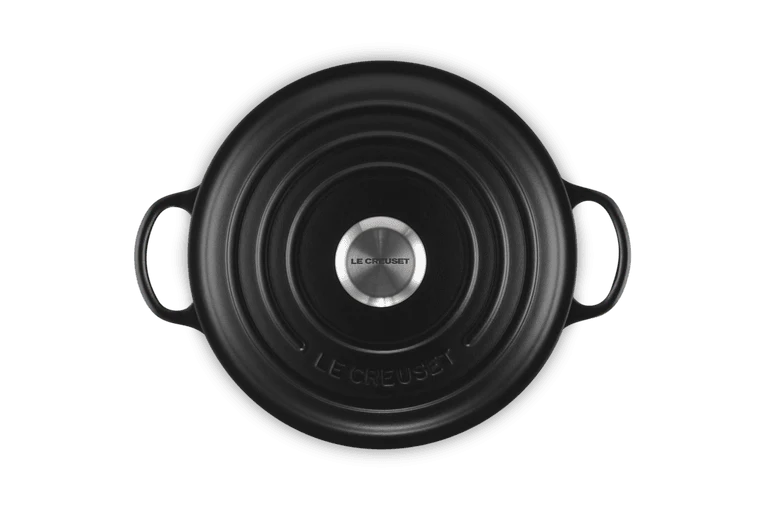 Le Creuset Marmite Signature Schmortopf „Matt Schwarz“ Ø 24 cm / 3,1 l