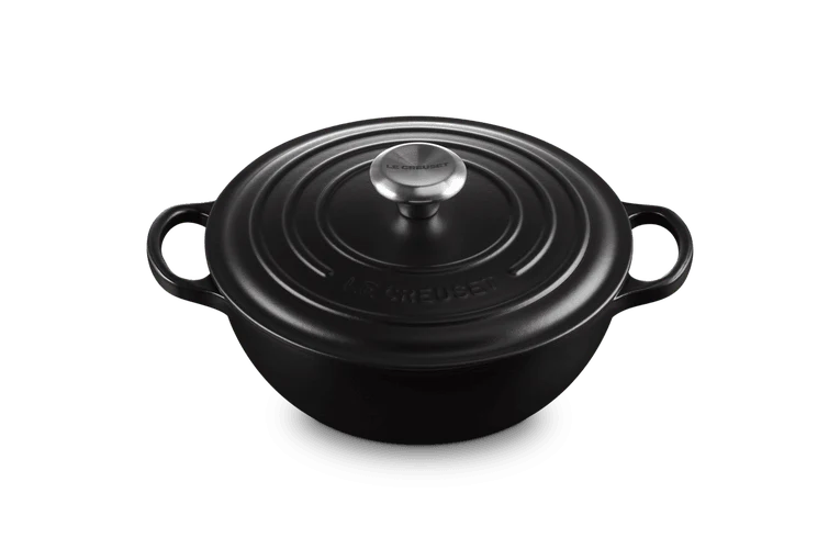 Le Creuset Marmite Signature Schmortopf „Matt Schwarz“ Ø 24 cm / 3,1 l
