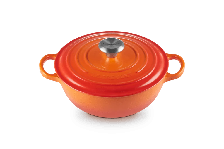 Le Creuset Marmite Signature Schmortopf „Orangerot“ Ø 24 cm / 3,1 l