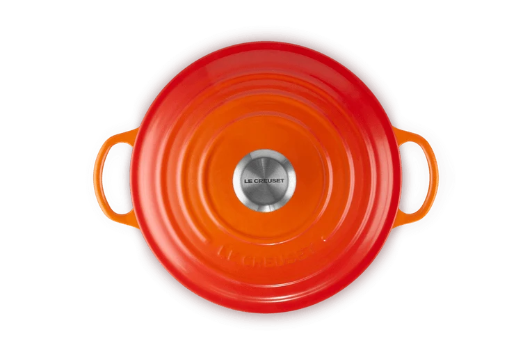 Le Creuset Marmite Signature Schmortopf „Orangerot“ Ø 24 cm / 3,1 l