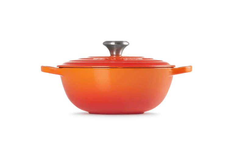 Le Creuset Marmite Signature Schmortopf „Orangerot“ Ø 24 cm / 3,1 l