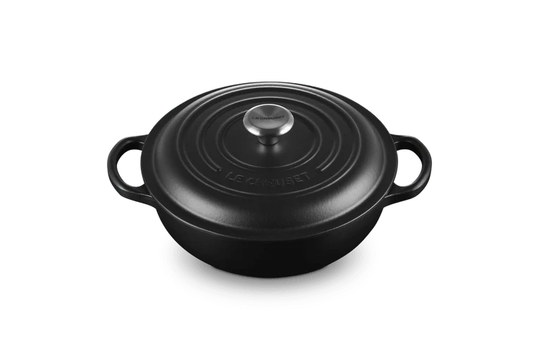 Le Creuset Marmite Signature Schmorpfanne 'Matte Black' Ø22cm / 2,2L