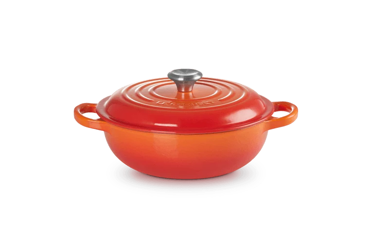 Le Creuset Marmite Signature Schmorpfanne 'Orange Red' Ø22cm / 2,2L