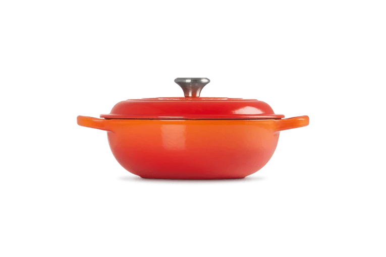 Le Creuset Marmite Signature Schmorpfanne 'Orange Red' Ø22cm / 2,2L