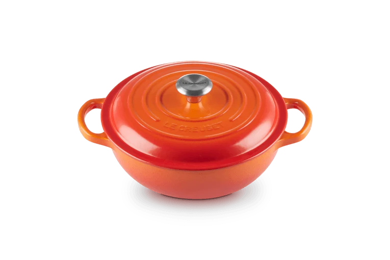 Le Creuset Marmite Signature Schmorpfanne 'Orange Red' Ø22cm / 2,2L