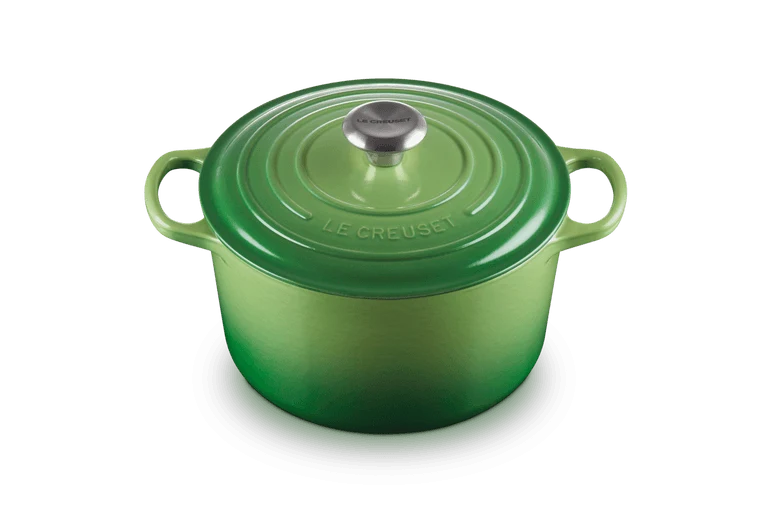 Le Creuset Hohe Braadpfanne 'Bamboo green' ø24cm / 5L