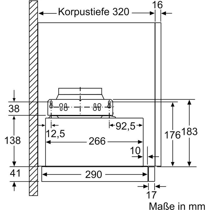 Constructa-Neff Flachschirmhaube 3 Stufen + 1 Intens D46ED22X1
