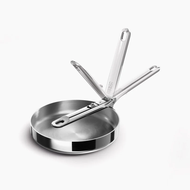Joseph Joseph Padella con Manico Pieghevole 24 cm in Acciaio Inossidabile