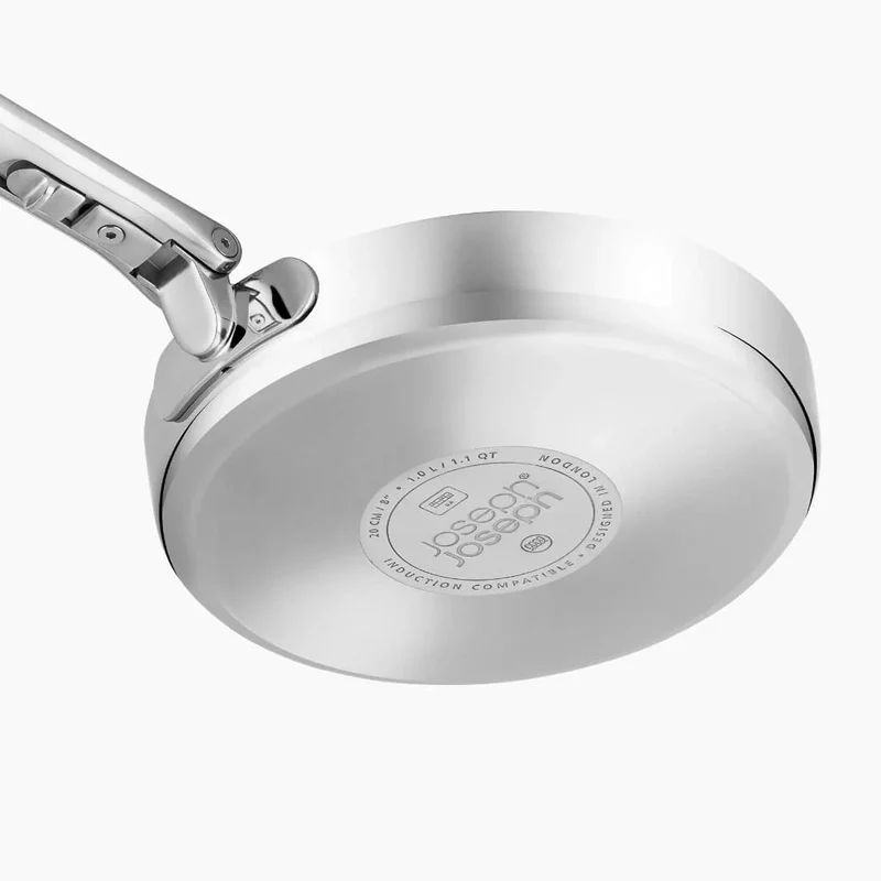 Joseph Joseph Padella con Manico Pieghevole 24 cm in Acciaio Inossidabile