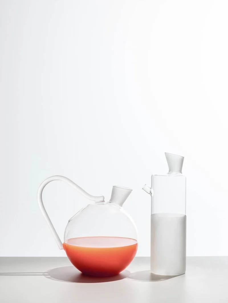 Ichendorf Milano Brocca Travasi Clear Satinata H19 cm in Vetro Borosilicato