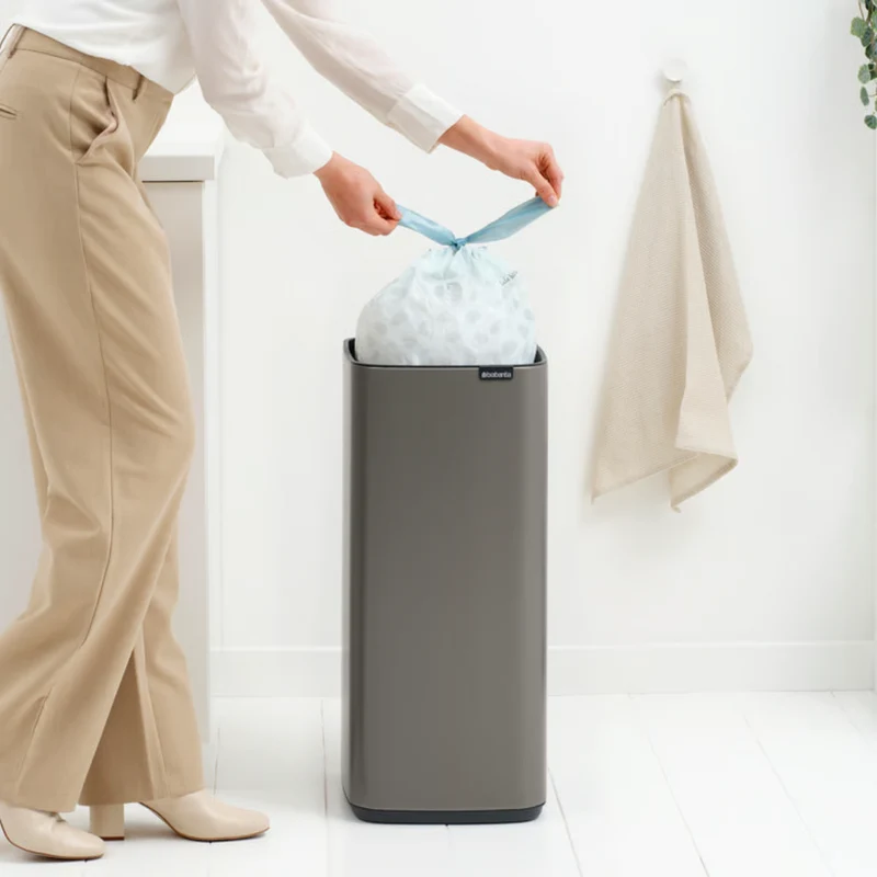 Brabantia Pattumiera Bo Touch 30 Litri Platino