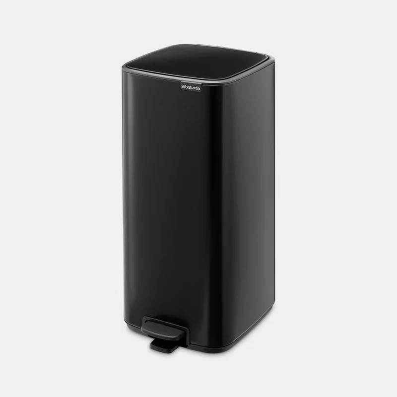 Brabantia Pattumiera a Pedale Bo 30 Litri Nero Opaco