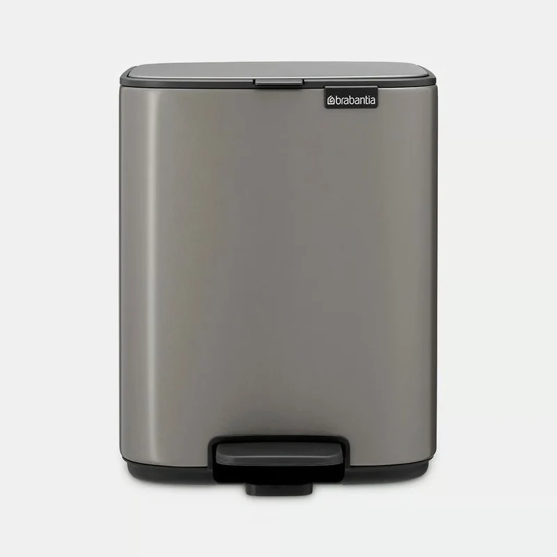 Brabantia Pattumiera a Pedale Bo 7 Litri Platino