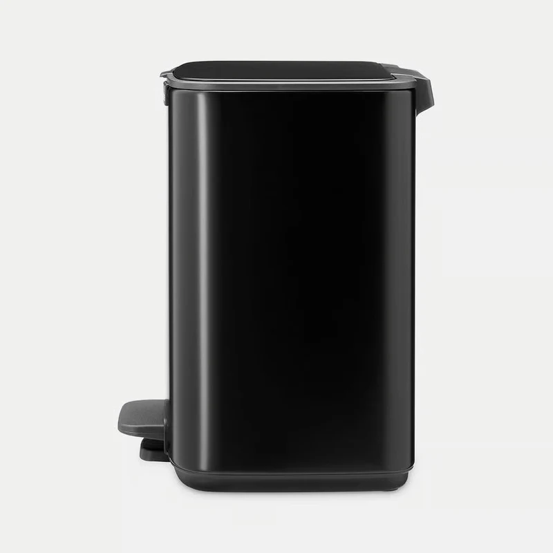 Brabantia Pattumiera a Pedale Bo 7 Litri Nero Opaco