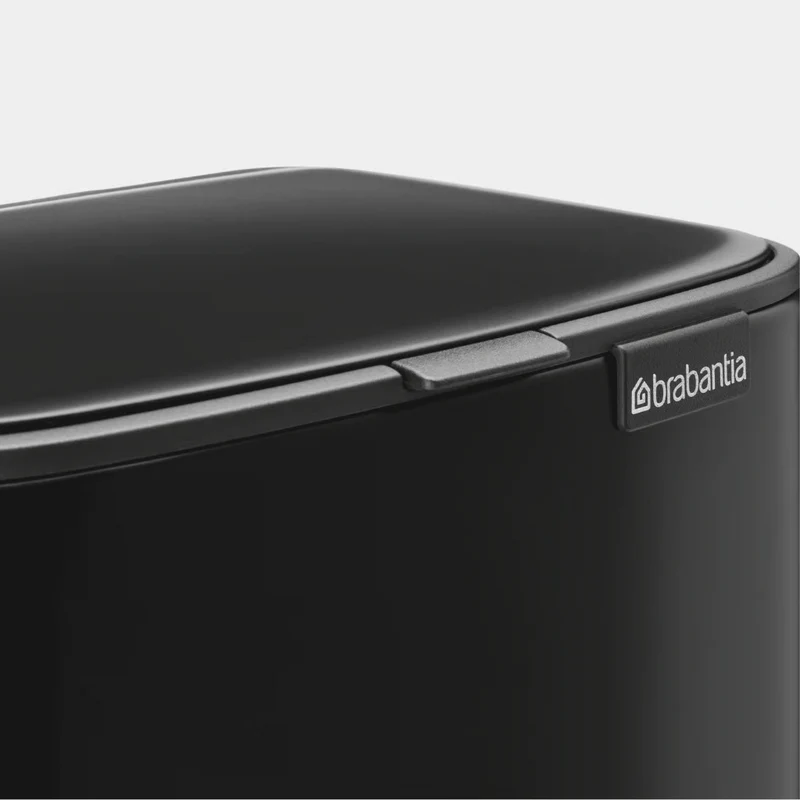 Brabantia Pattumiera a Pedale Bo 7 Litri Nero Opaco