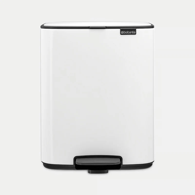 Brabantia Pattumiera a Pedale Bo 12 Litri Bianco