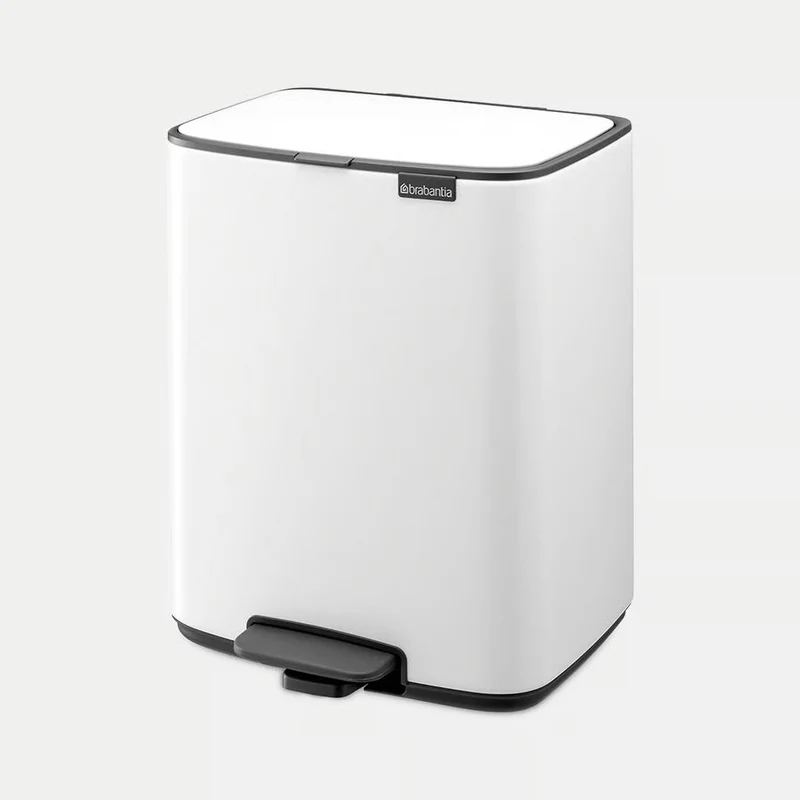 Brabantia Pattumiera a Pedale Bo 12 Litri Bianco