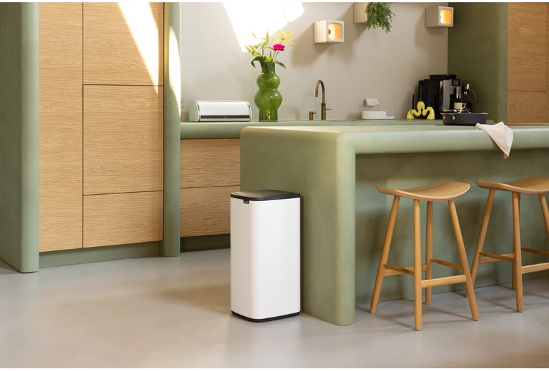 Brabantia Pattumiera Bo Touch 30 Litri Bianco