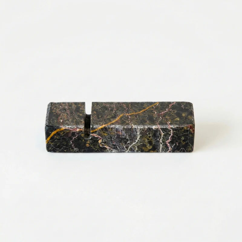 Le Gioie Poggia Posate in Marmo Nero Portoro 8,5 cm
