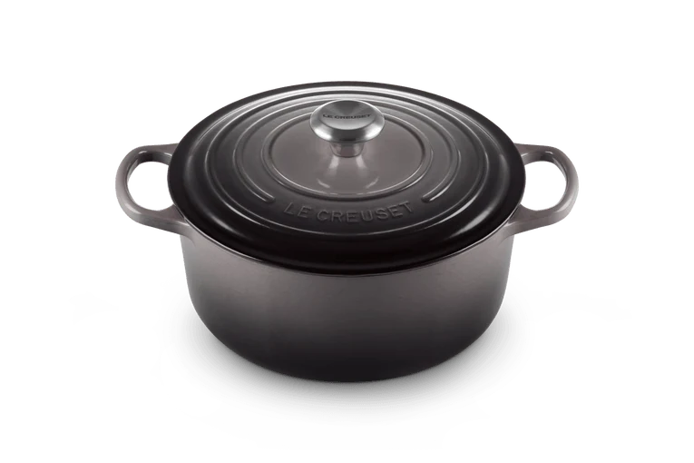 Le Creuset Kasserolle Signature „Flint“