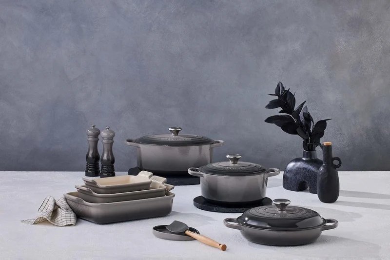 Le Creuset Kasserolle Signature „Flint“