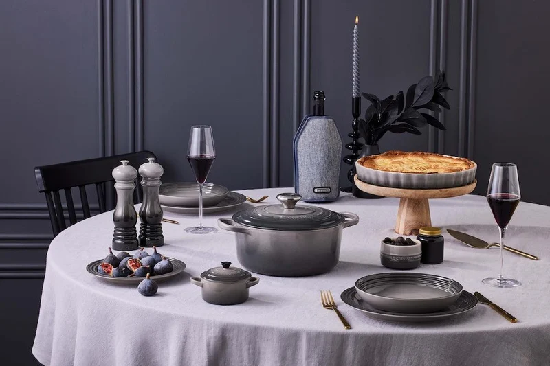 Le Creuset Kasserolle Signature „Flint“