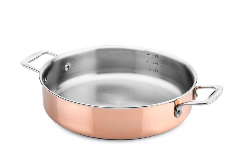 DUCQ Kupferpfannenset, 3-teilig