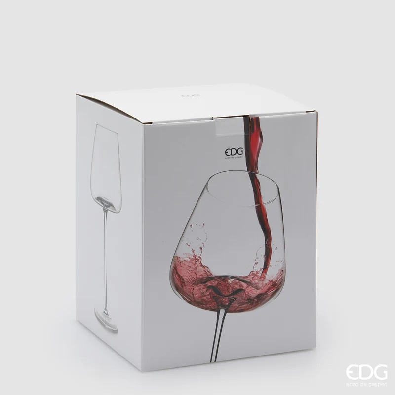 EDG Enzo De Gasperi Set 4 Calici Grace in Vetro 500 ml