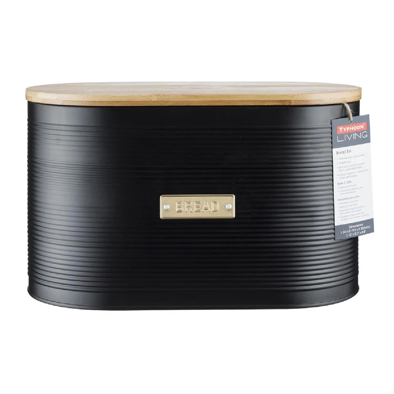 TYPHOON OTTO COLLECTION Brotkasten, schwarz, 10,5 Liter