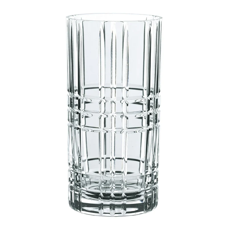 Nachtmann Square Longdrink Ice Cube Set: 2 Longdrinkgläser + 1 Eiswürfelform