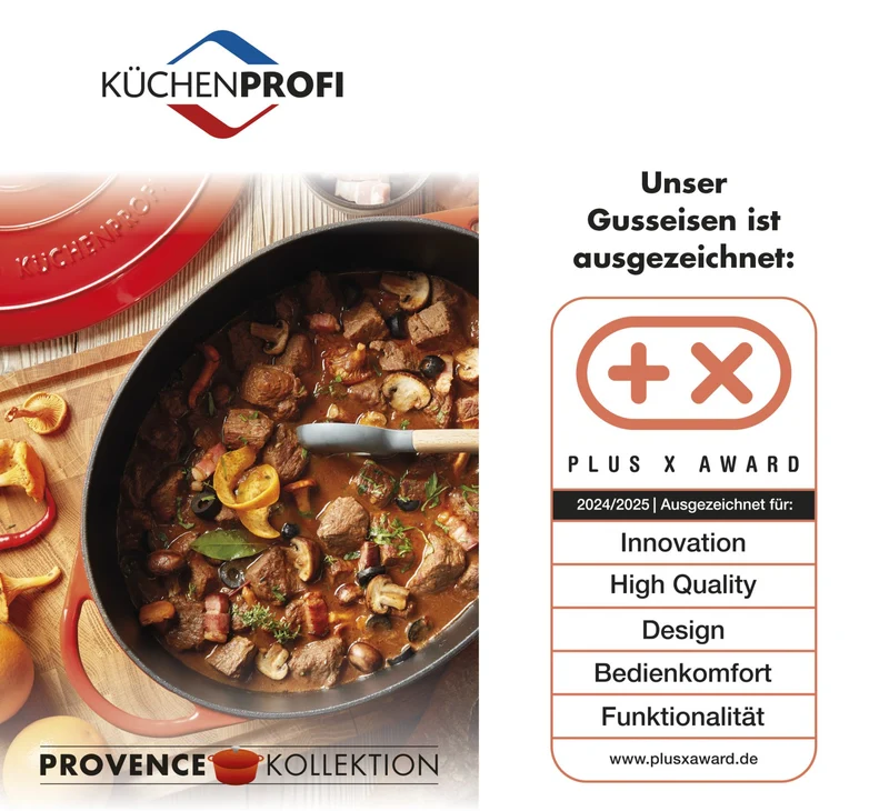 Bratentopf 28cm classic red Provence