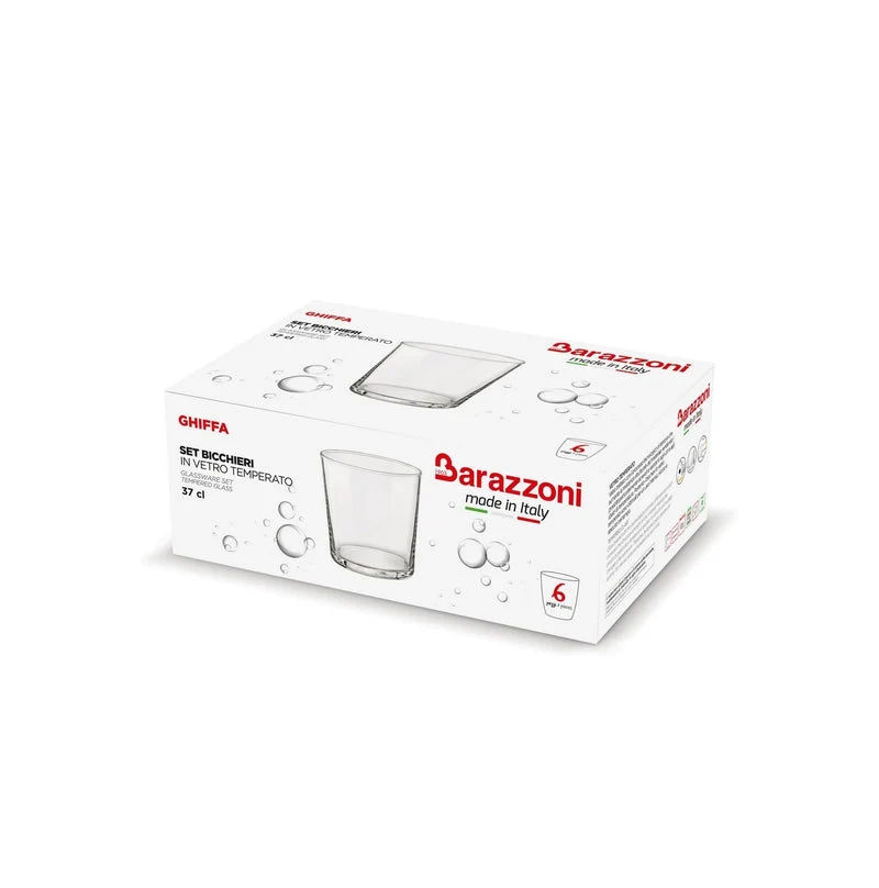 Barazzoni Set 6 Bicchieri Ghiffa 37 cl in Vetro
