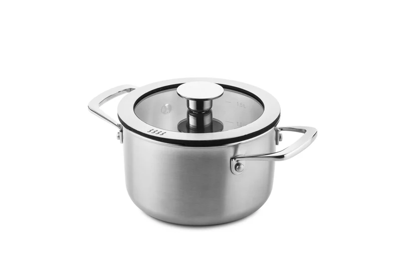 DUCQ 3-lagiger Topf Ø16cm / 1,5L Dunstabzugshaube