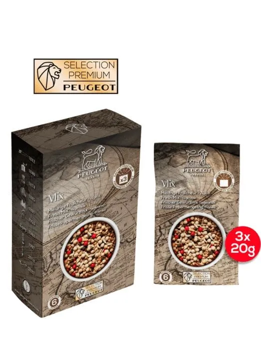 Peugeot Paprikamischung „Frisch & Vegetarisch“ 3 x 20 g