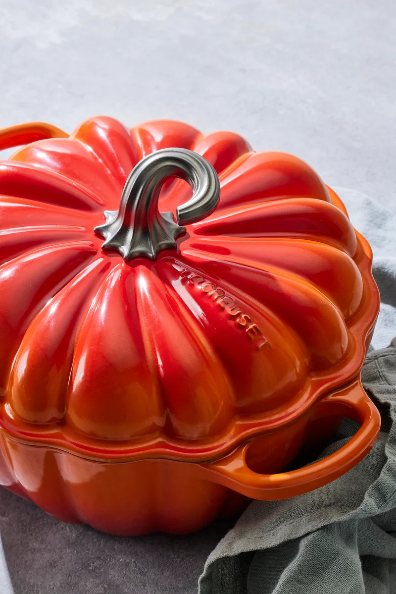Le Creuset Gusseisen-Bratform „Kürbis“ ø24cm / 3,7L
