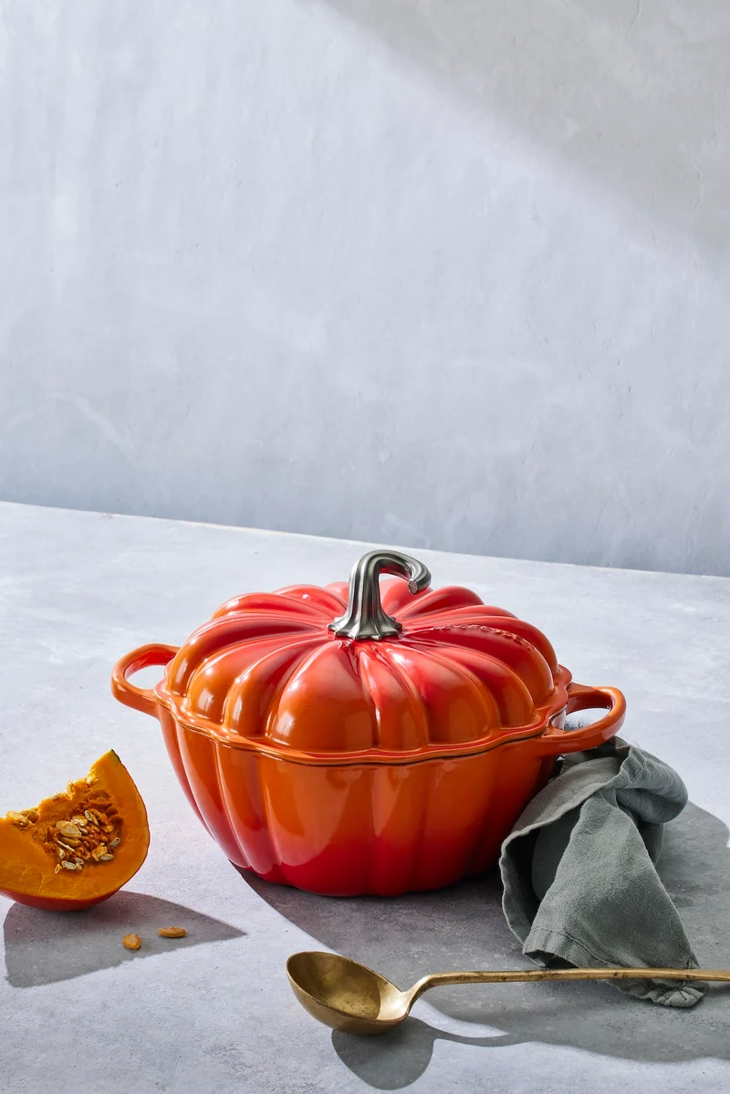 Le Creuset Gusseisen-Bratform „Kürbis“ ø24cm / 3,7L