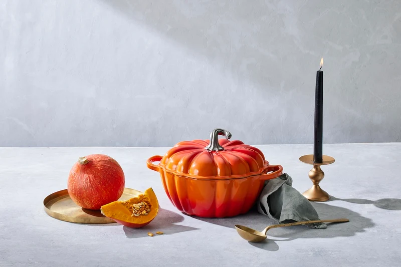 Le Creuset Gusseisen-Bratform „Kürbis“ ø24cm / 3,7L
