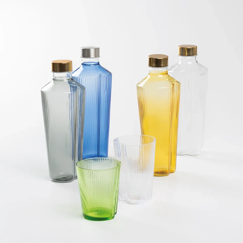 Zafferano Bottiglia Handy Argento Oro con Tappo 900 ml