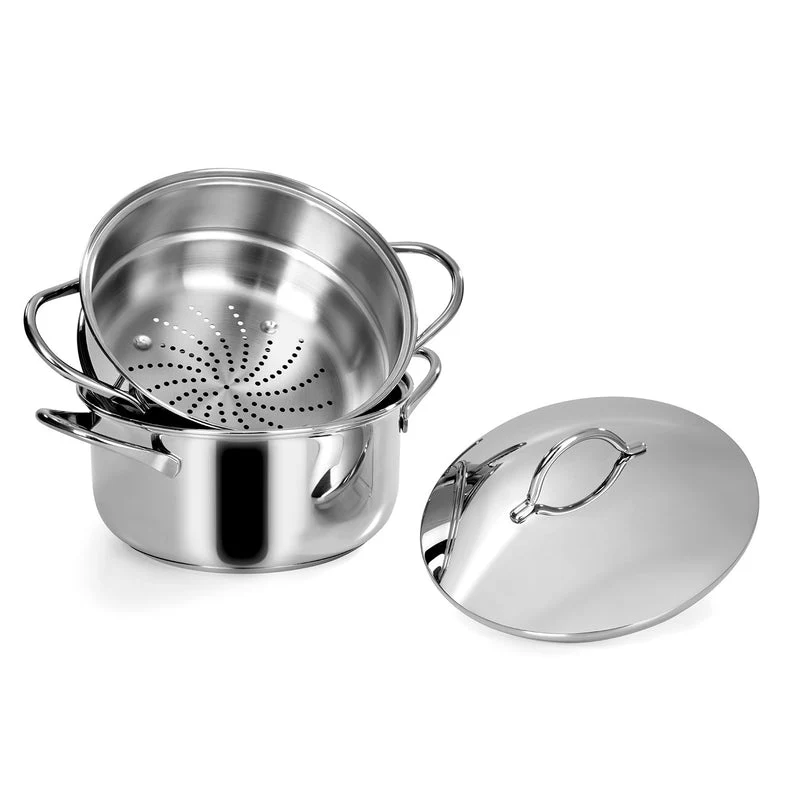 Barazzoni Pentola Cuocivapore in Acciaio inox 20 cm