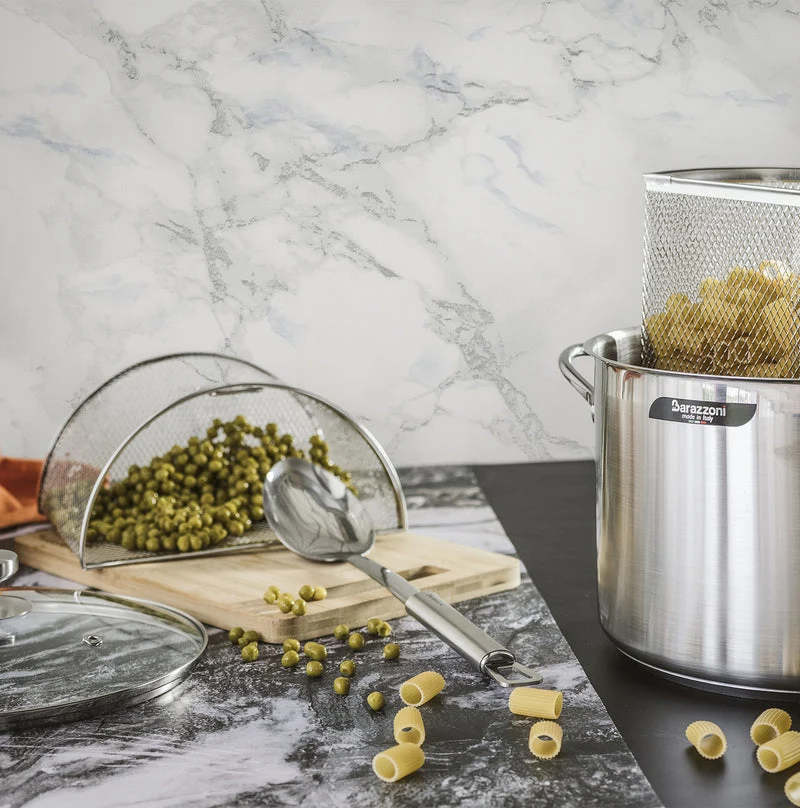 Barazzoni Pentola Spaghettiere doppio cestello in Acciaio inox 24 cm