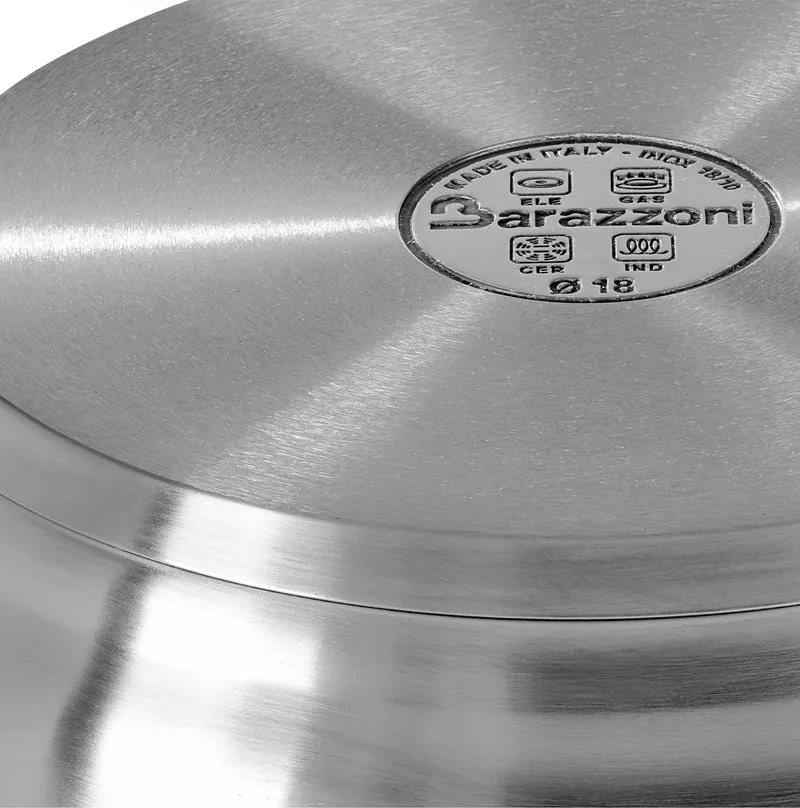 Barazzoni Pentola Spaghettiere doppio cestello in Acciaio inox 24 cm