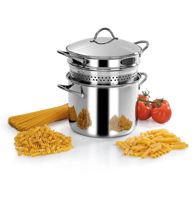 Barazzoni Pentola Cuocipasta in Acciaio inox 6 litri 22 cm