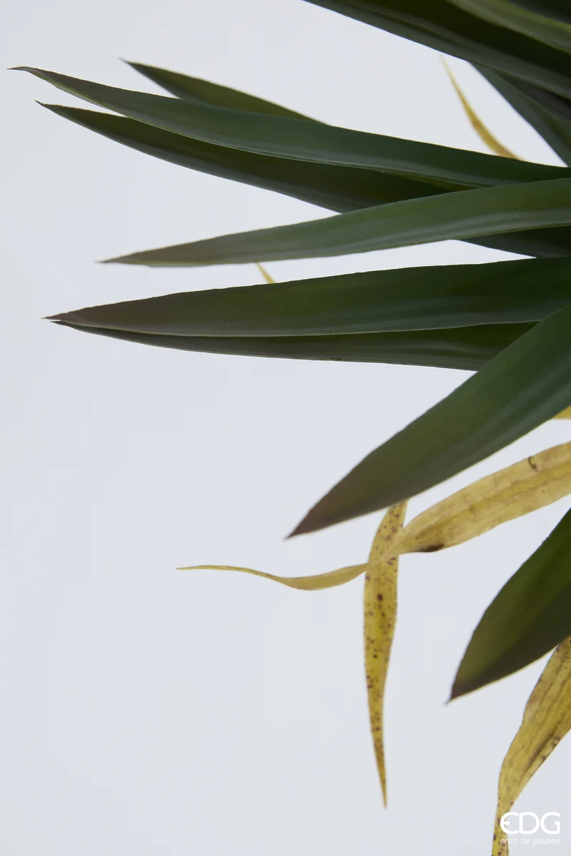 EDG Enzo De Gasperi Pianta Artificiale Yucca Anti-UV con Vaso H94 cm
