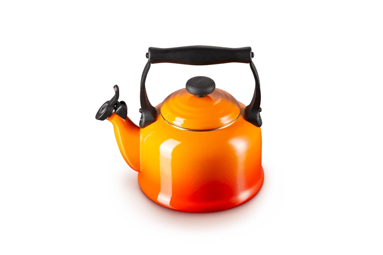 Le Creuset Pfeifenkessel 2,1 l Tradition 'Orangerot'